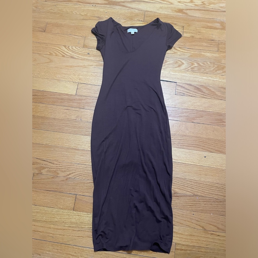 See You Monday Chocolate Midi Dress